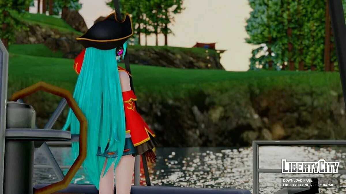 Miku Hatsune Pirat (PDFT) / GTA San Andreas