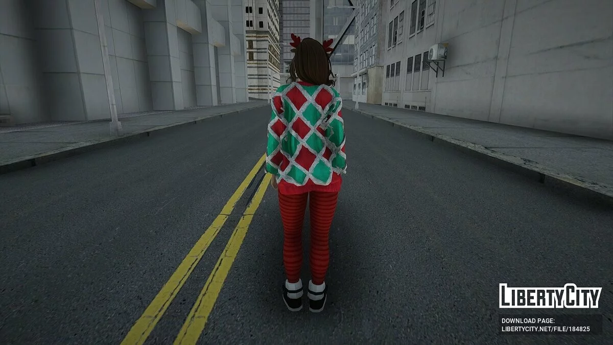 Skin Feminina de Natal / GTA San Andreas