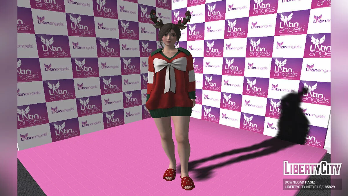 Sayuri im Weihnachtskleid von Dead or Alive / GTA San Andreas