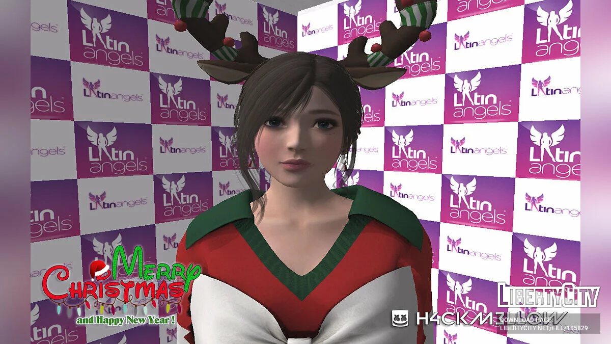 Sayuri im Weihnachtskleid von Dead or Alive / GTA San Andreas