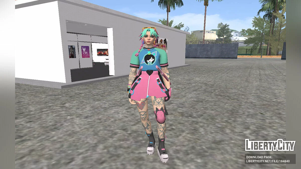 Selene de Fortnite / GTA San Andreas