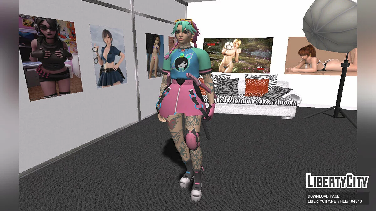 Selene de Fortnite / GTA San Andreas