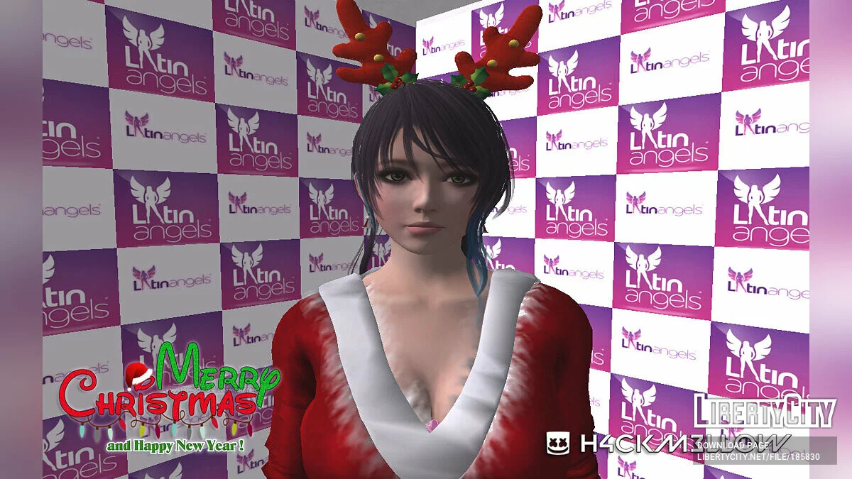 Shandy im Weihnachtskleid aus Dead or Alive / GTA San Andreas