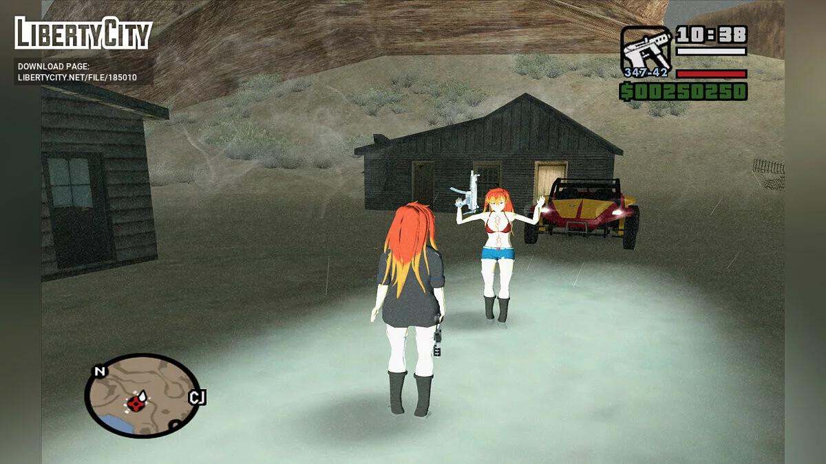 Shura Kirigakure з «Blue Exorcist» / GTA San Andreas