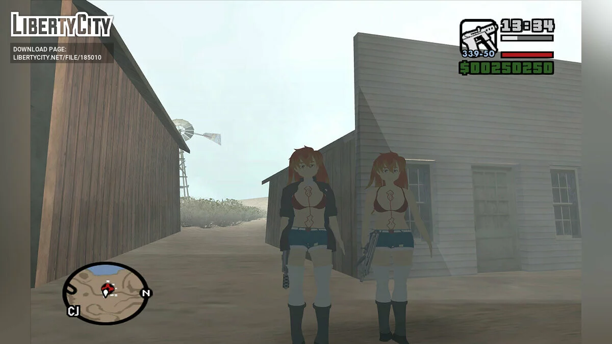 Shura Kirigakure з «Blue Exorcist» / GTA San Andreas