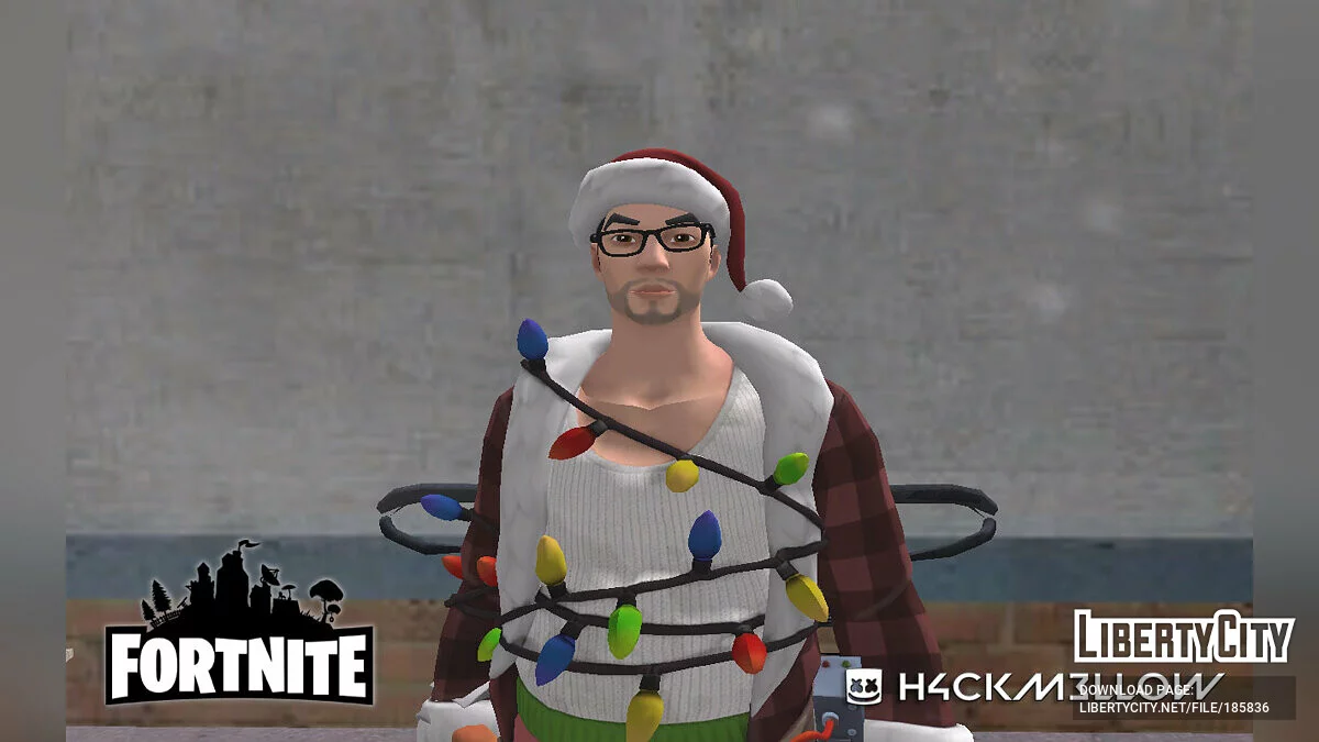 Ted aus Fortnite / GTA San Andreas