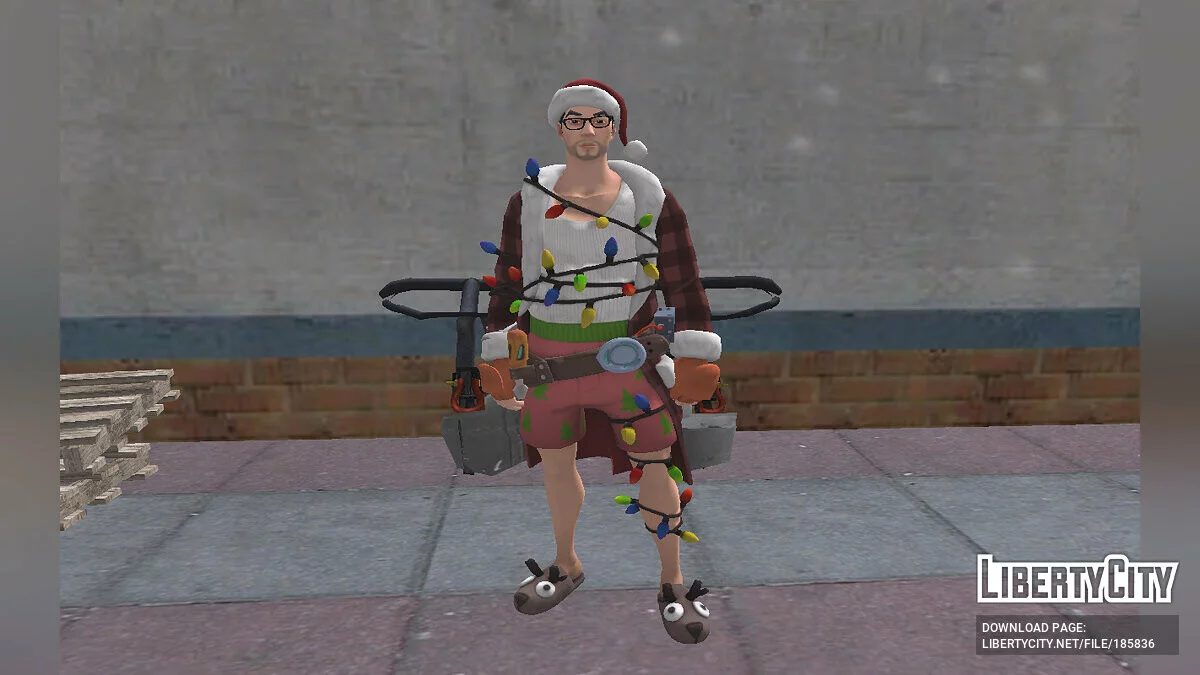 Ted aus Fortnite / GTA San Andreas