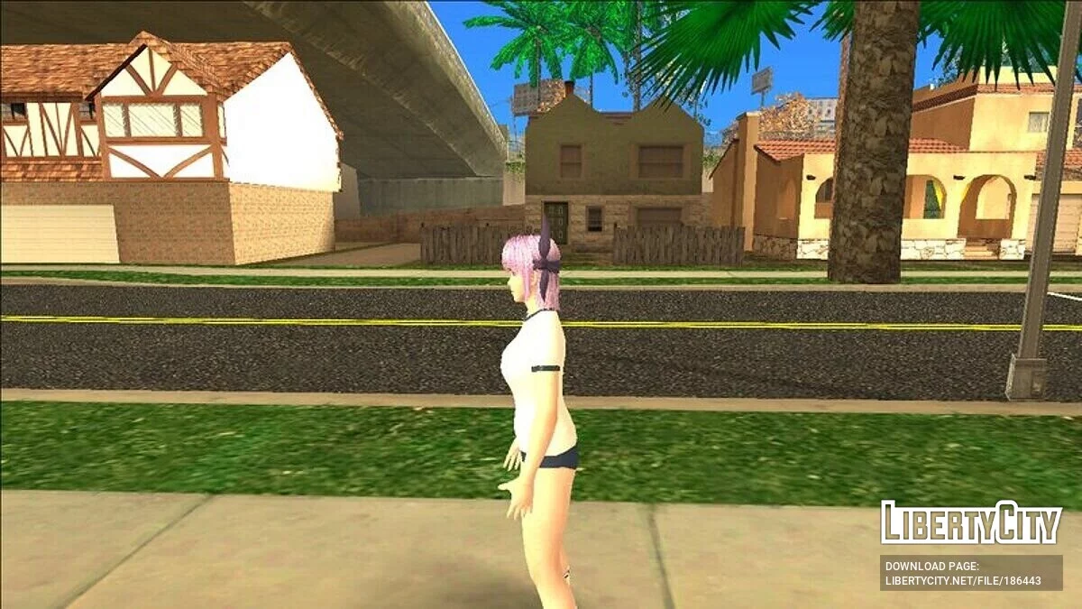 Ayane em traje esportivo / GTA San Andreas