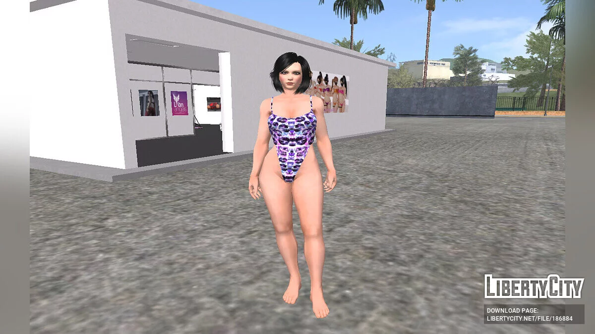 Jun Kazama de Tekken en maillot de bain / GTA San Andreas