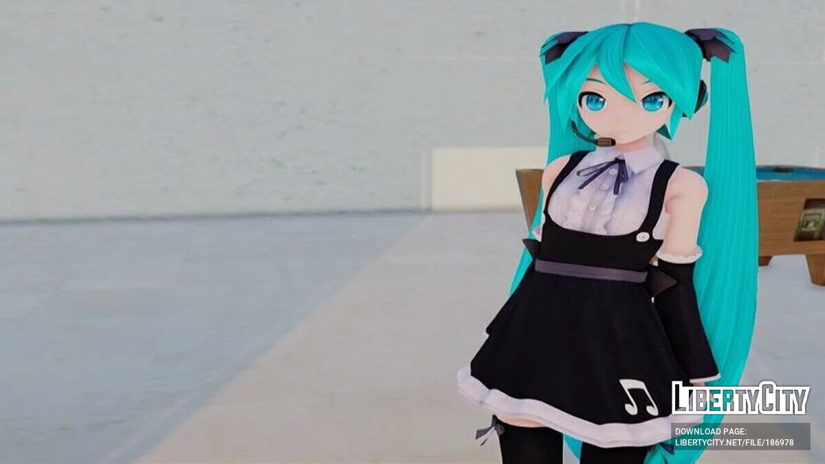 Hatsune Miku Gothic / GTA San Andreas