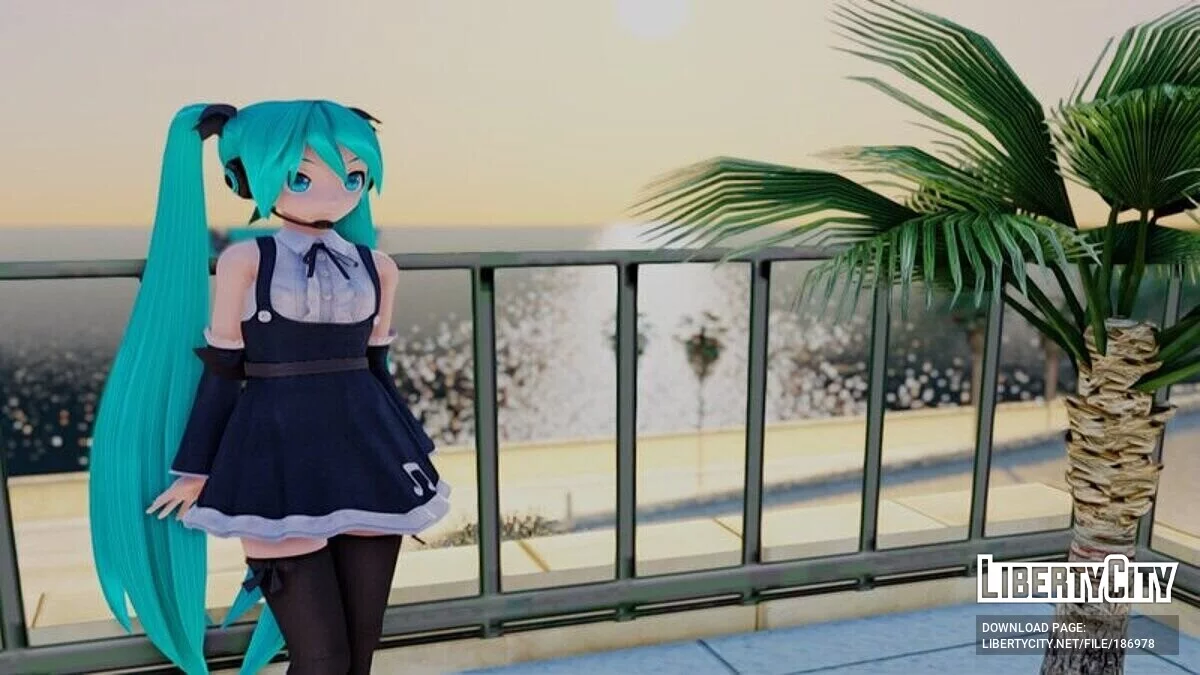 Hatsune Miku Gothic / GTA San Andreas