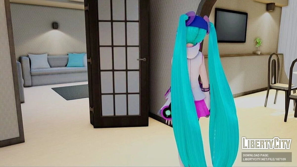 Hatsune Miku from PDFT [Galaxy] / GTA San Andreas