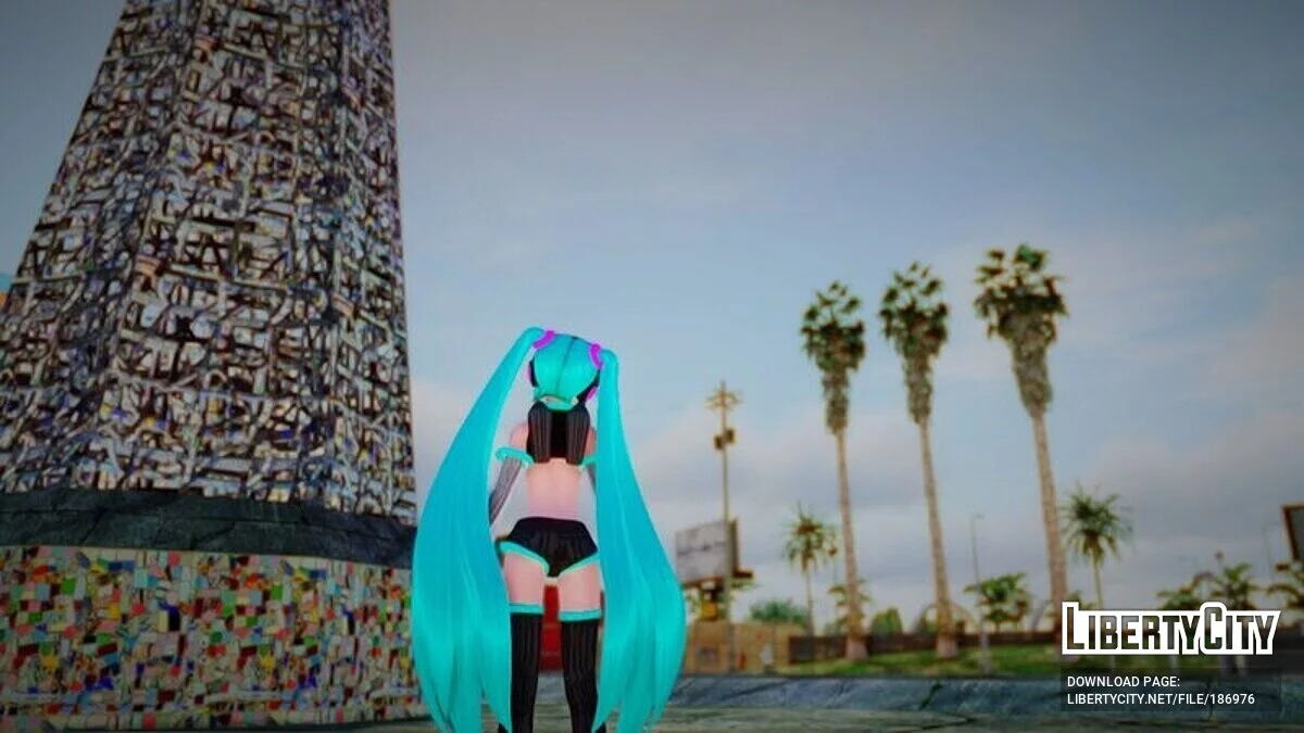 Hatsune Miku [Space Chanel 39] / GTA San Andreas