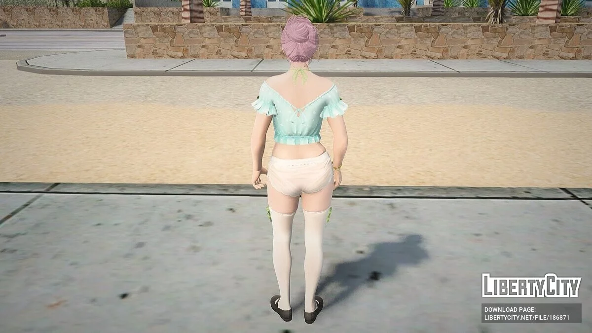 Элиза в сексуальном наряде / GTA San Andreas