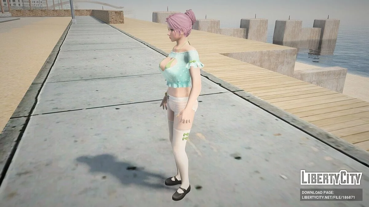 Элиза в сексуальном наряде / GTA San Andreas