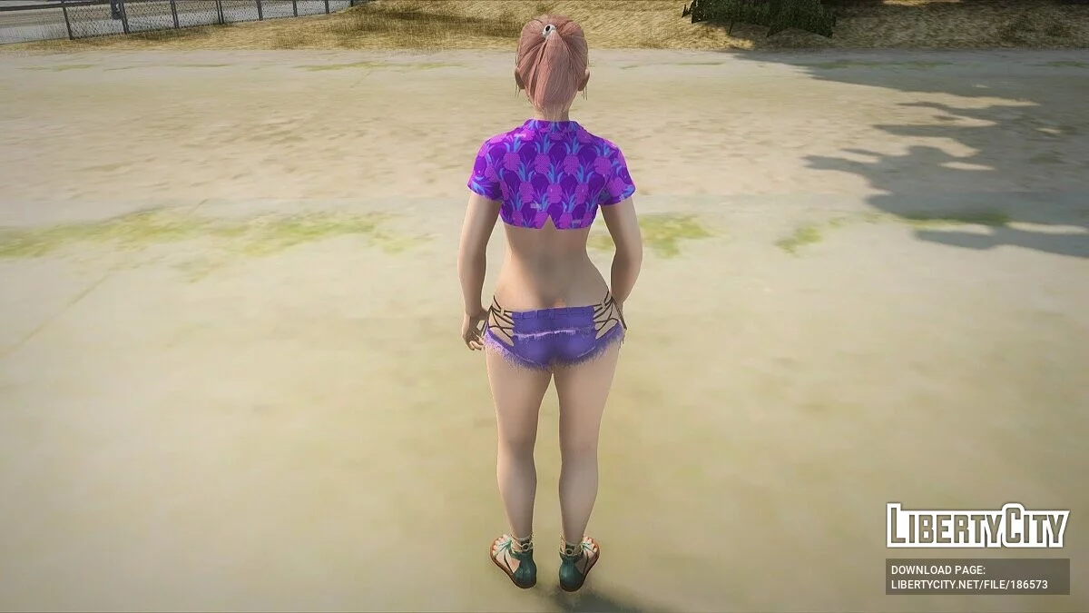 Honoka in a Sexy Outfit / GTA San Andreas