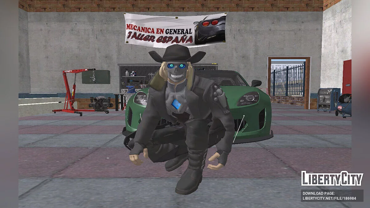 Kid Laroi (череп) з Fortnite / GTA San Andreas