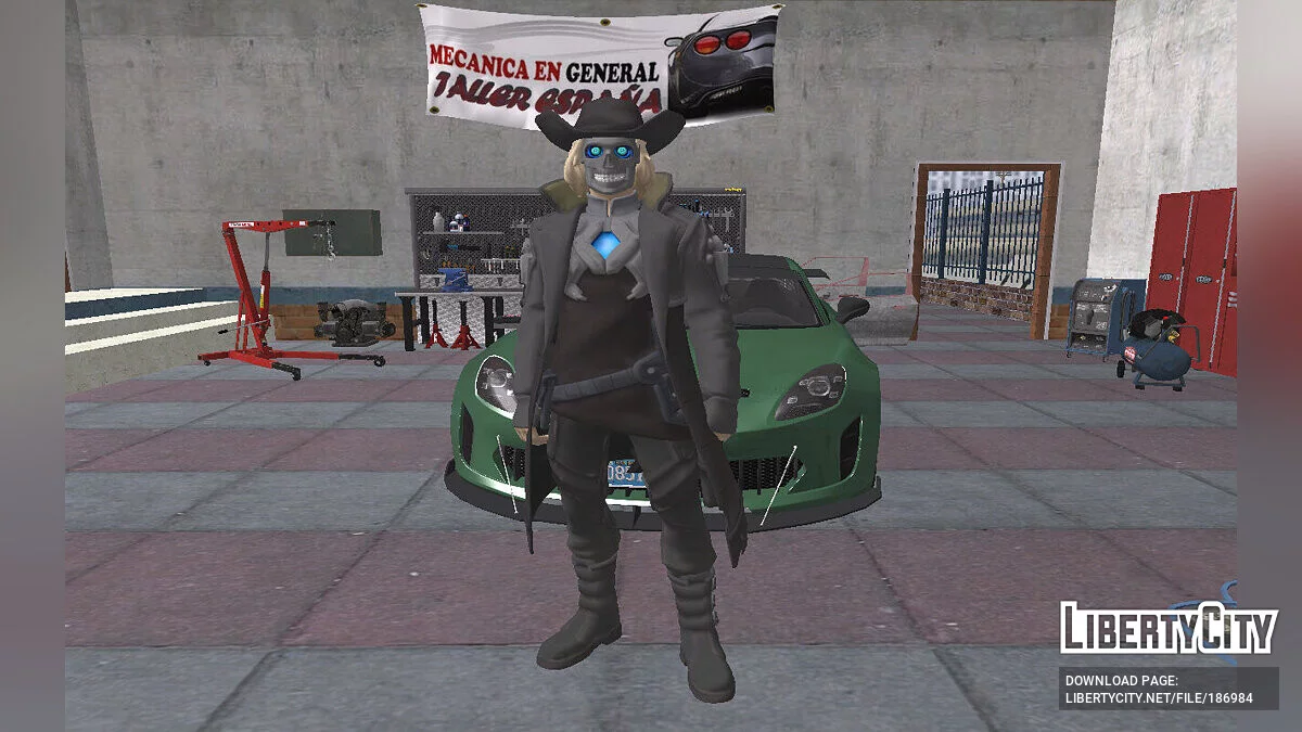 Kid Laroi (череп) з Fortnite / GTA San Andreas