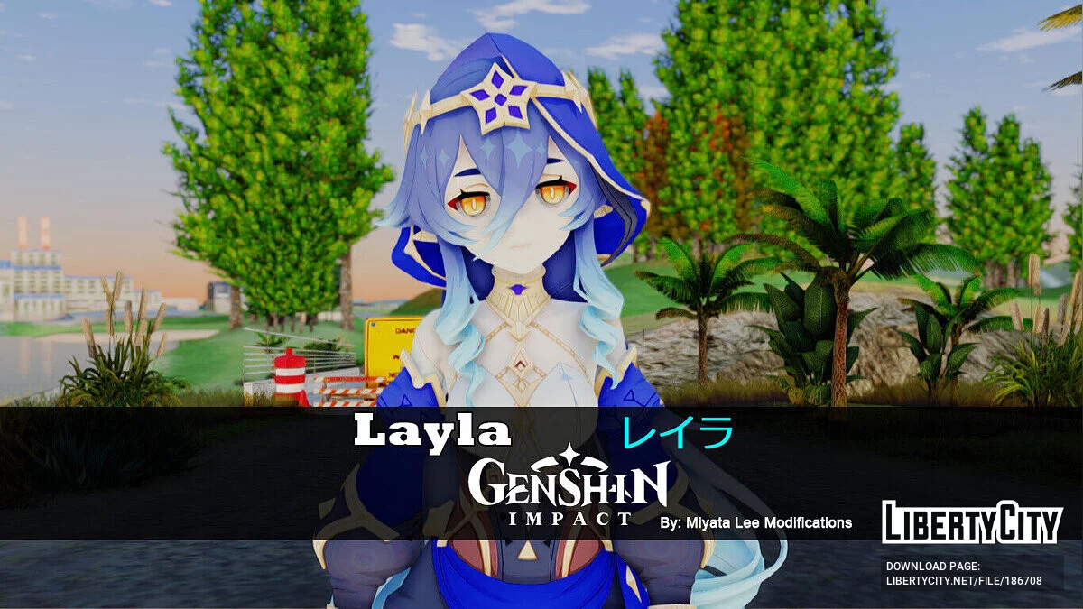 Layla de Genshin Impact / GTA San Andreas