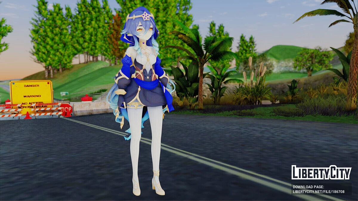 Layla de Genshin Impact / GTA San Andreas