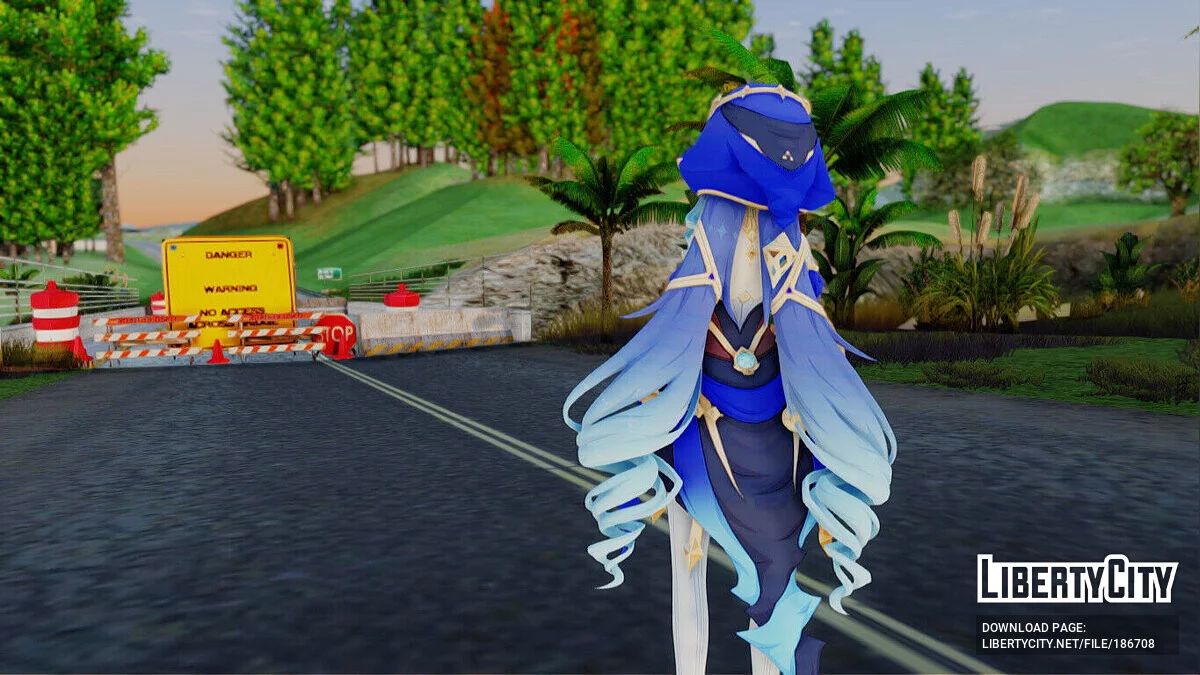 Layla de Genshin Impact / GTA San Andreas