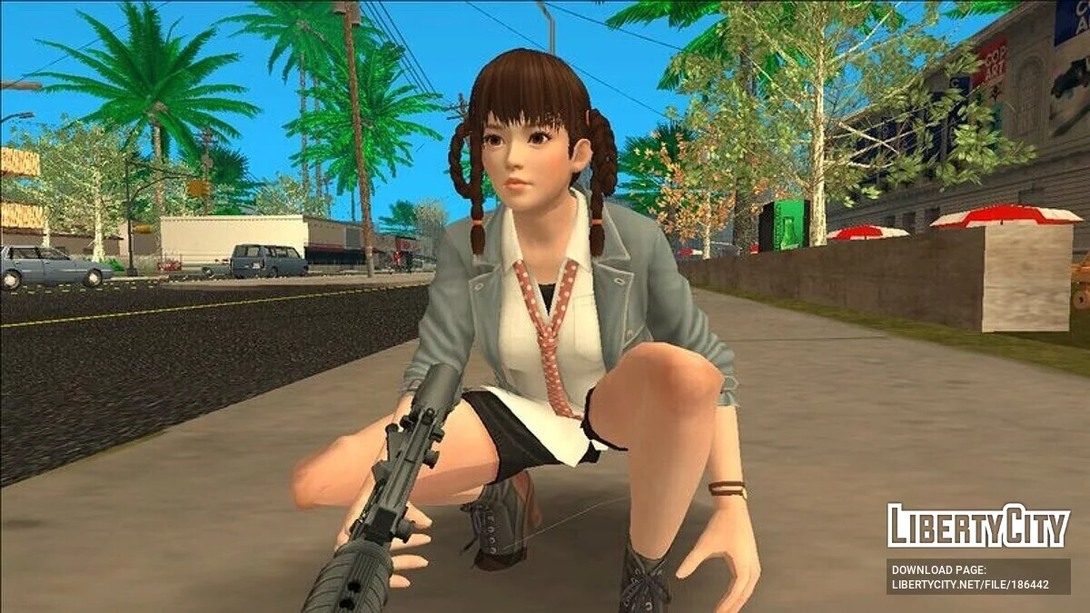 Lei Fang dalam Kostum / GTA San Andreas