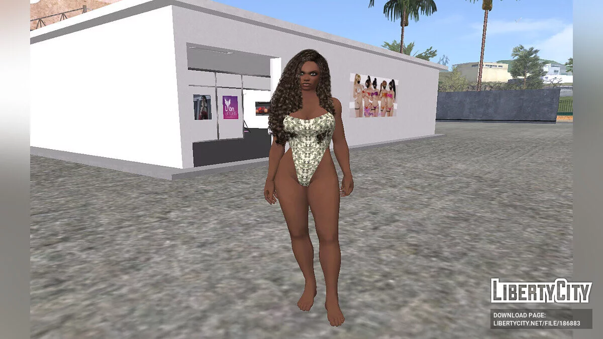 Maître Raven de Tekken en maillot de bain Louis Vuitton / GTA San Andreas