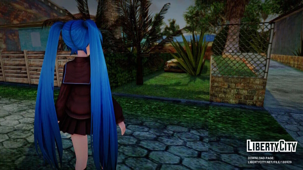 Miku Hatsune fille-roller / GTA San Andreas