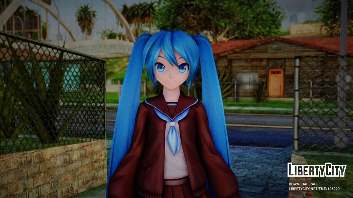 Miku Hatsune fille-roller / GTA San Andreas