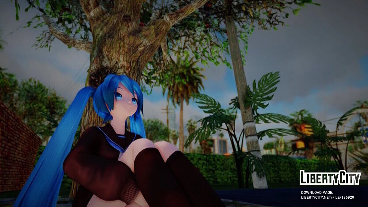 Miku Hatsune fille-roller / GTA San Andreas