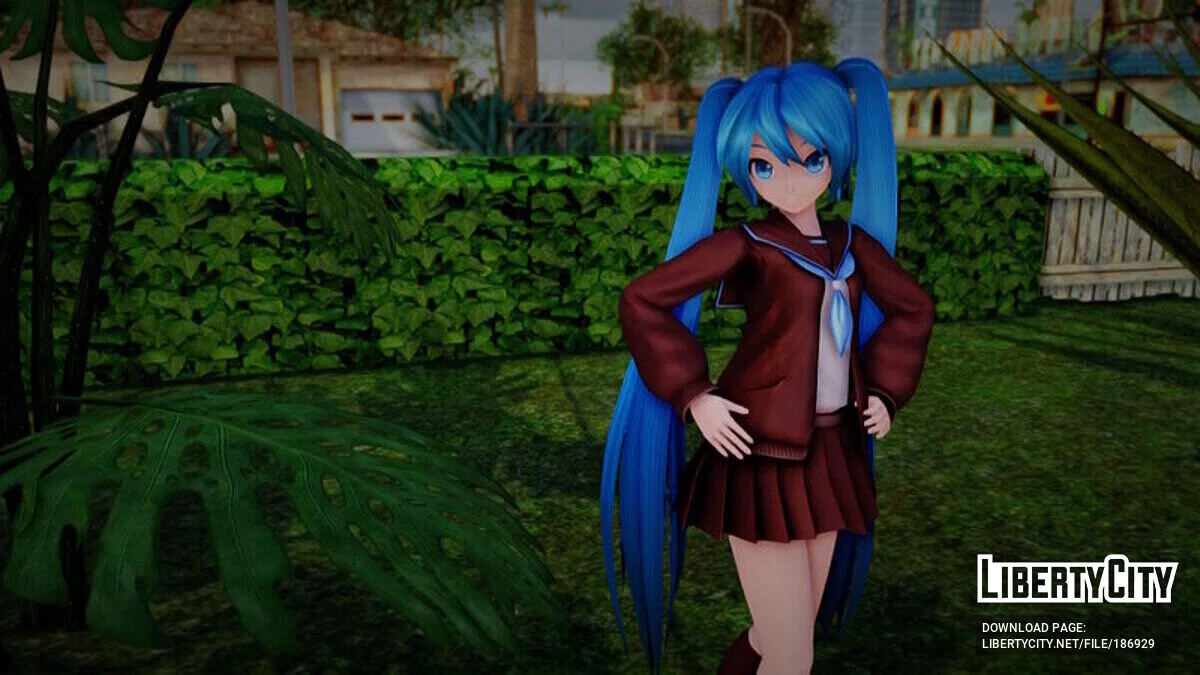 Miku Hatsune fille-roller / GTA San Andreas