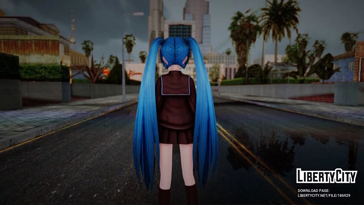 Miku Hatsune fille-roller / GTA San Andreas