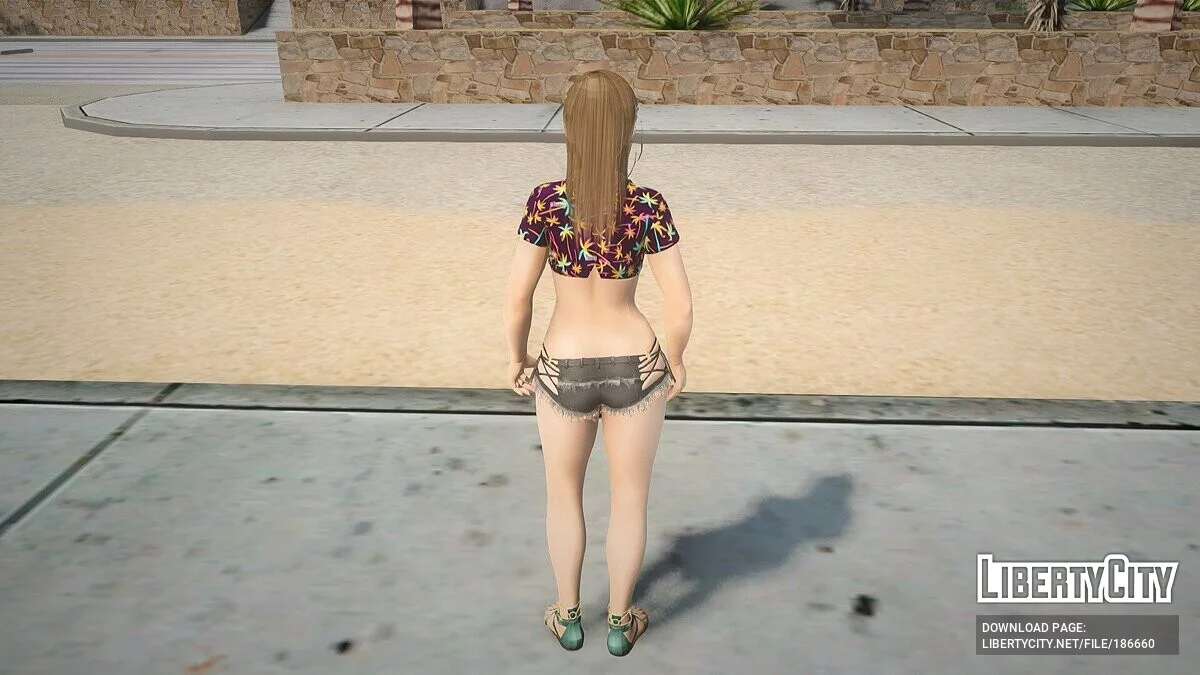 Мисаки в сексуальном наряде / GTA San Andreas