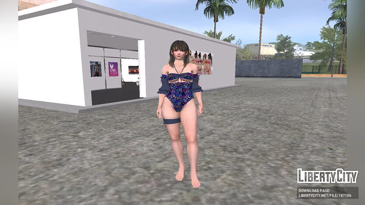 Nanami de DOAXVV en traje de baño / GTA San Andreas