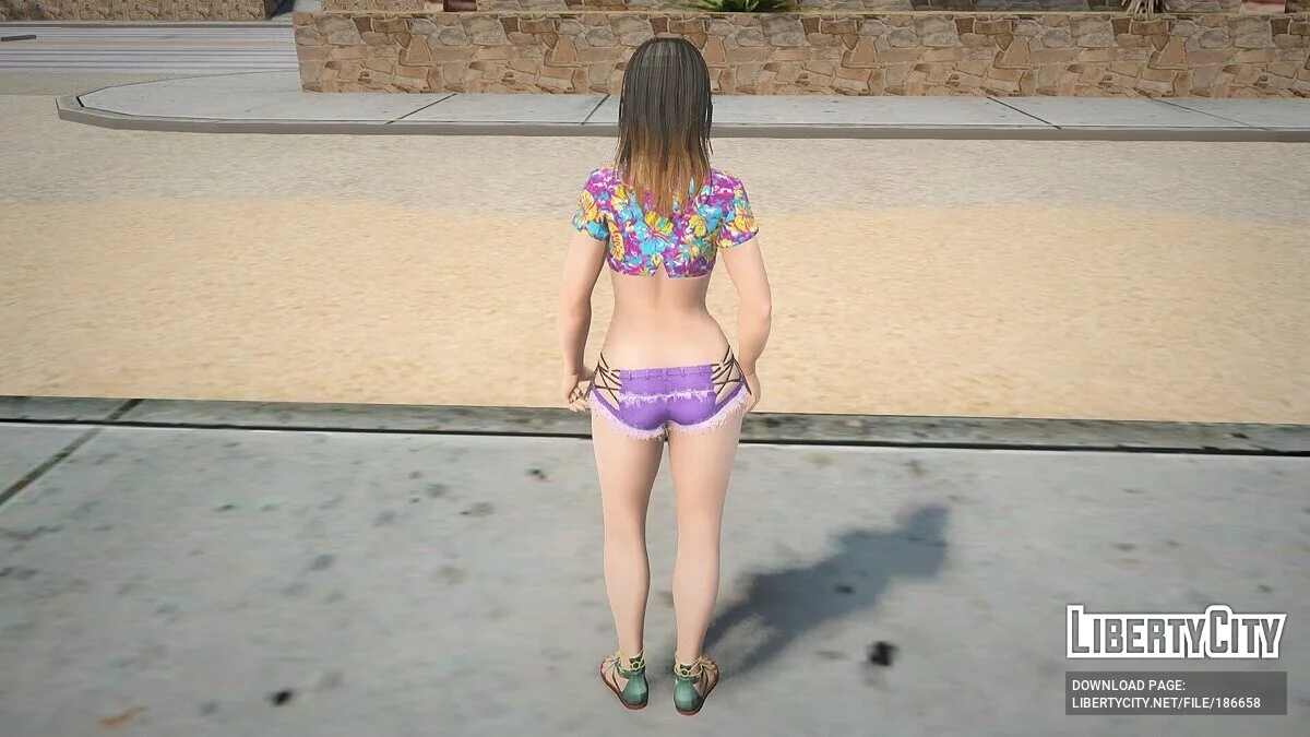 Nanami in a Sexy Outfit / GTA San Andreas