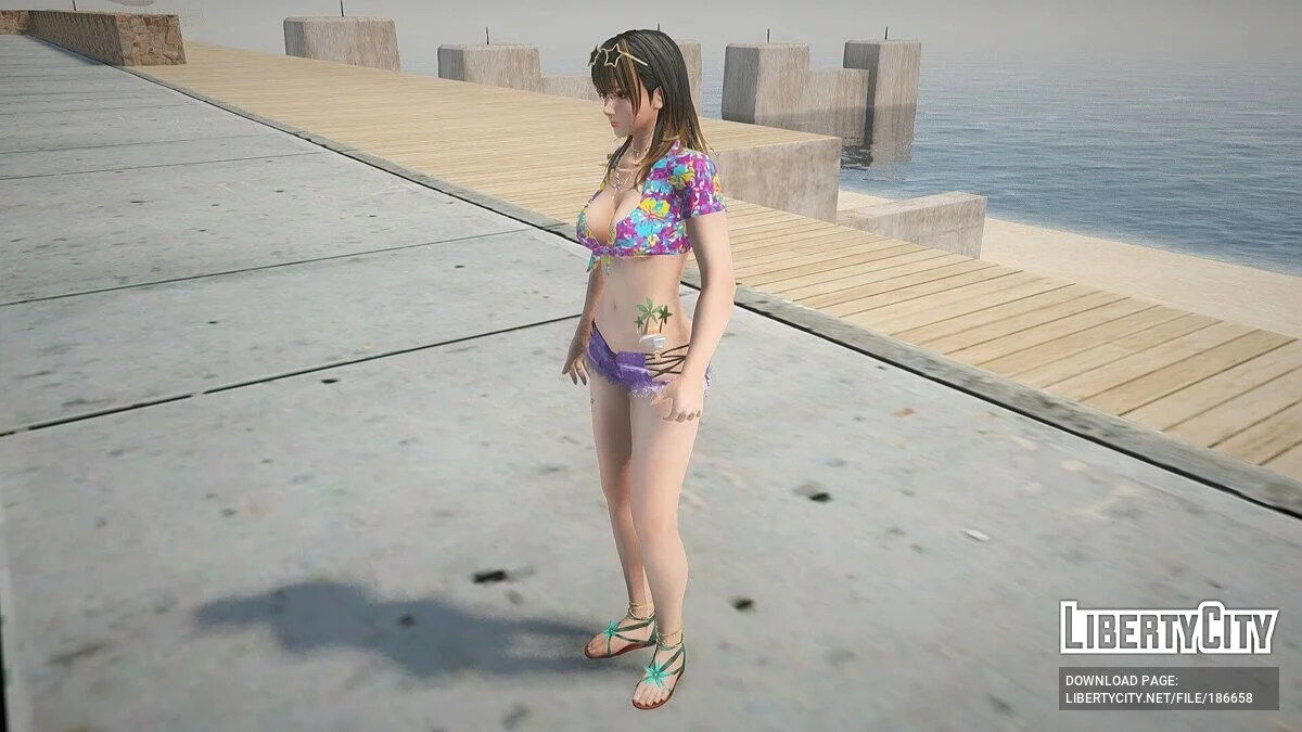 Nanami in a Sexy Outfit / GTA San Andreas