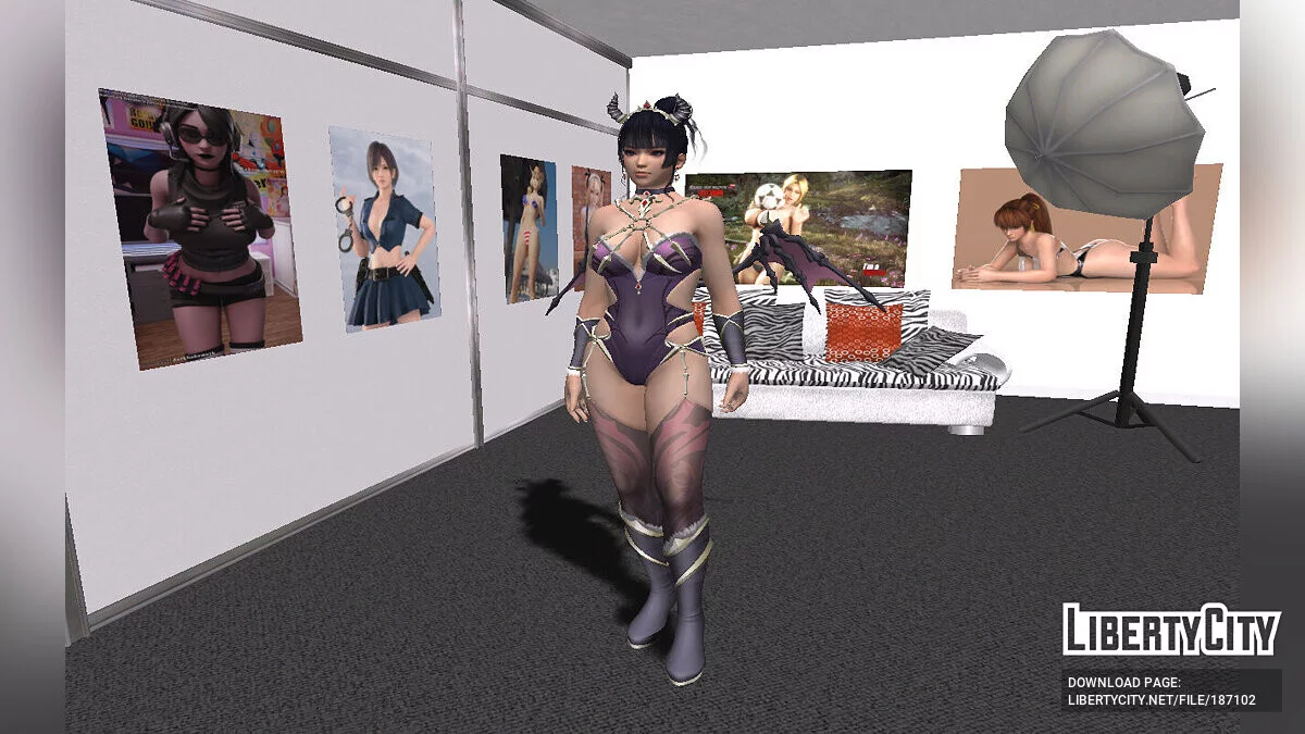 Niötengu de DOAXVV (Darkness Queen) / GTA San Andreas