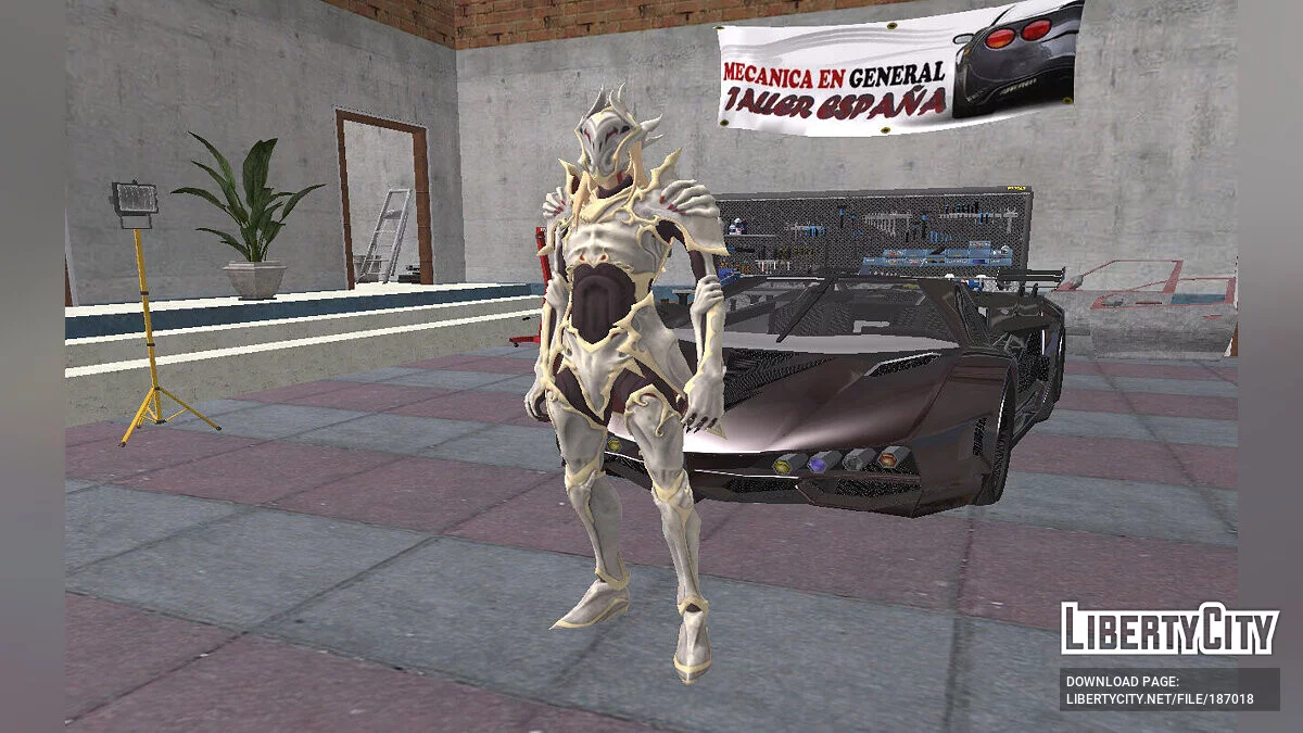 Rift Warden Stellan dari Fortnite / GTA San Andreas