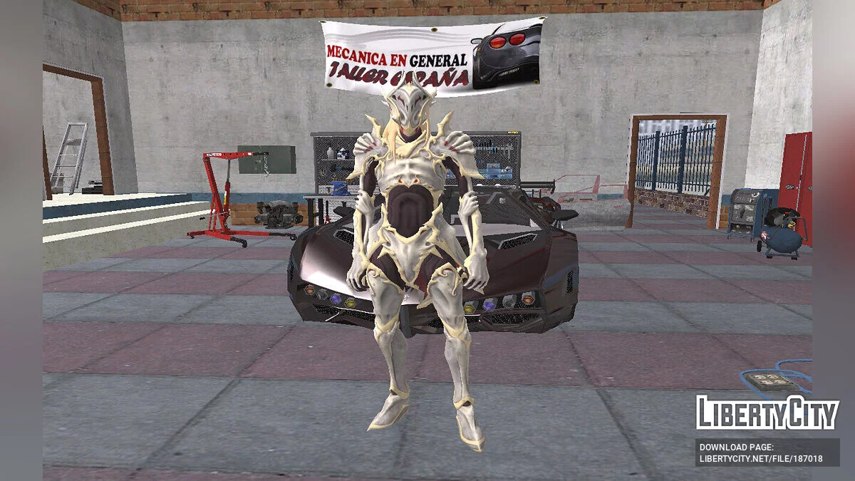 Rift Warden Stellan dari Fortnite / GTA San Andreas