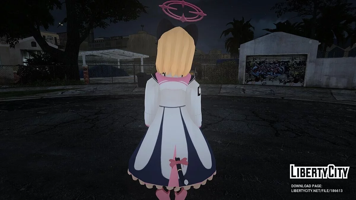 来自 BlueArchive 的 Saiba Momoi / GTA San Andreas