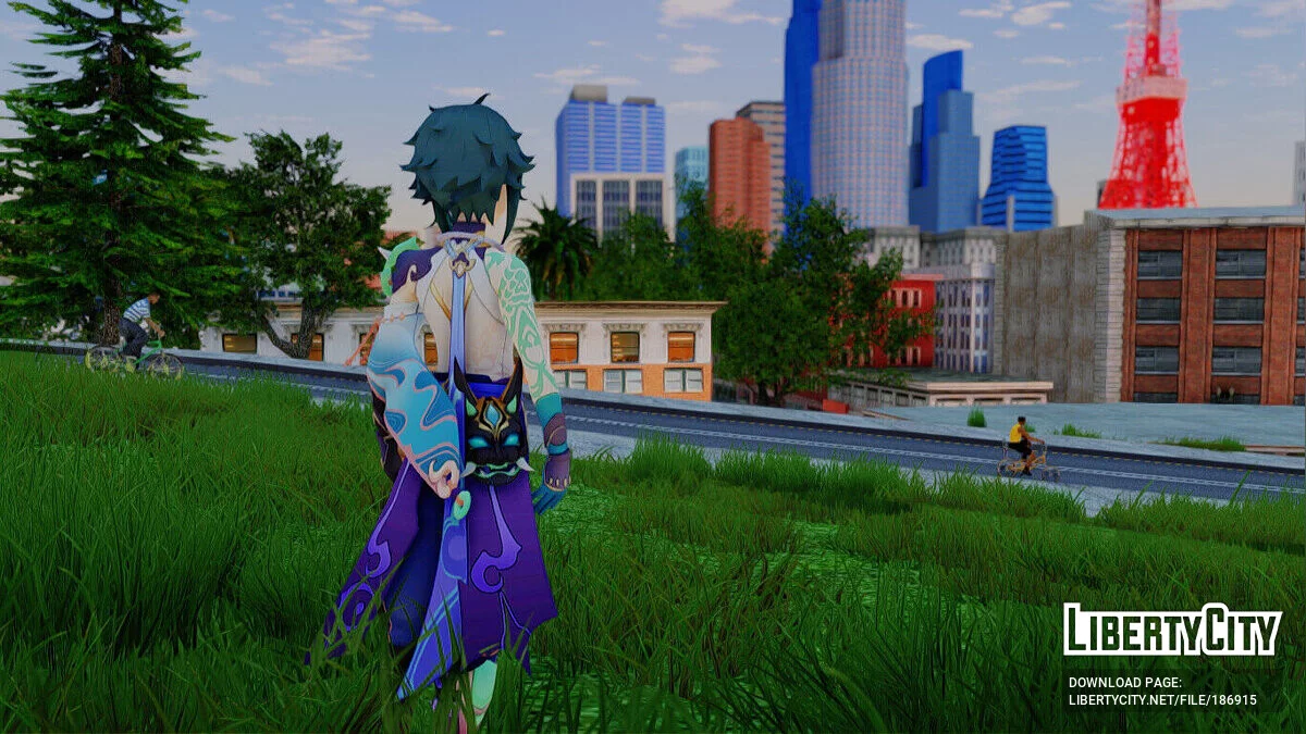 Xiao de Genshin Impact / GTA San Andreas