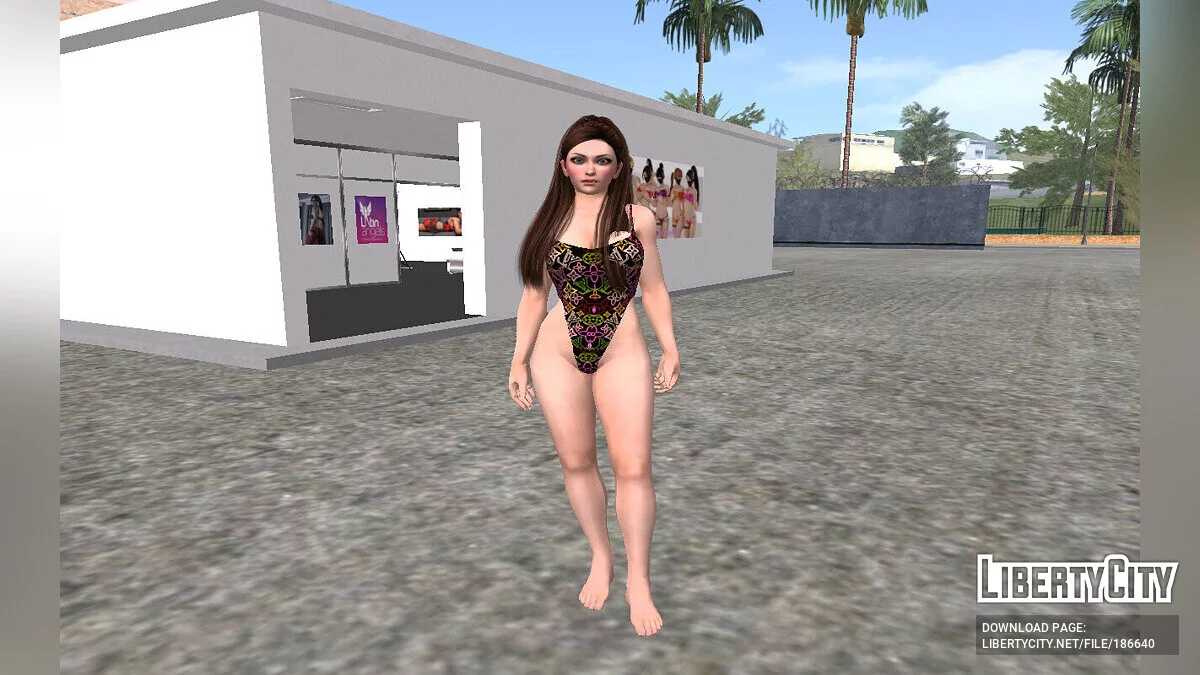 Taki dalam Baju Renang Louis Vuitton / GTA San Andreas
