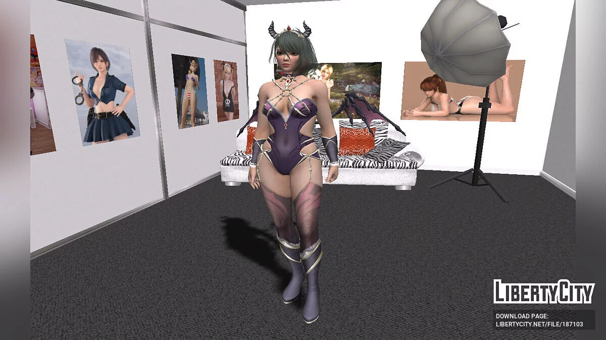 Tamaki de DOAXVV (Darkness Queen) / GTA San Andreas