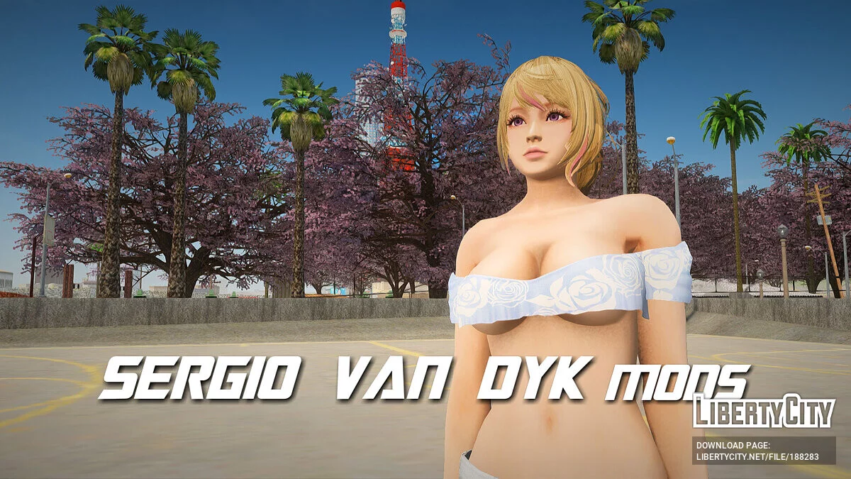 Yukino from Dead Or Alive Xtreme Venus Vacation / GTA San Andreas