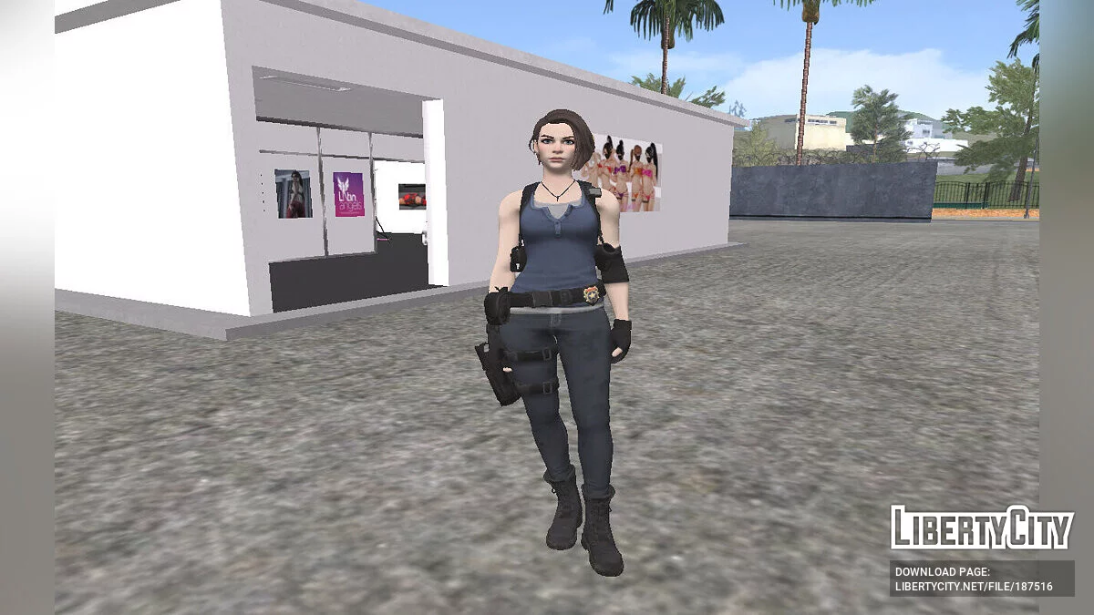 Jill Valentine (Raccoon City) from Fortnite / GTA San Andreas