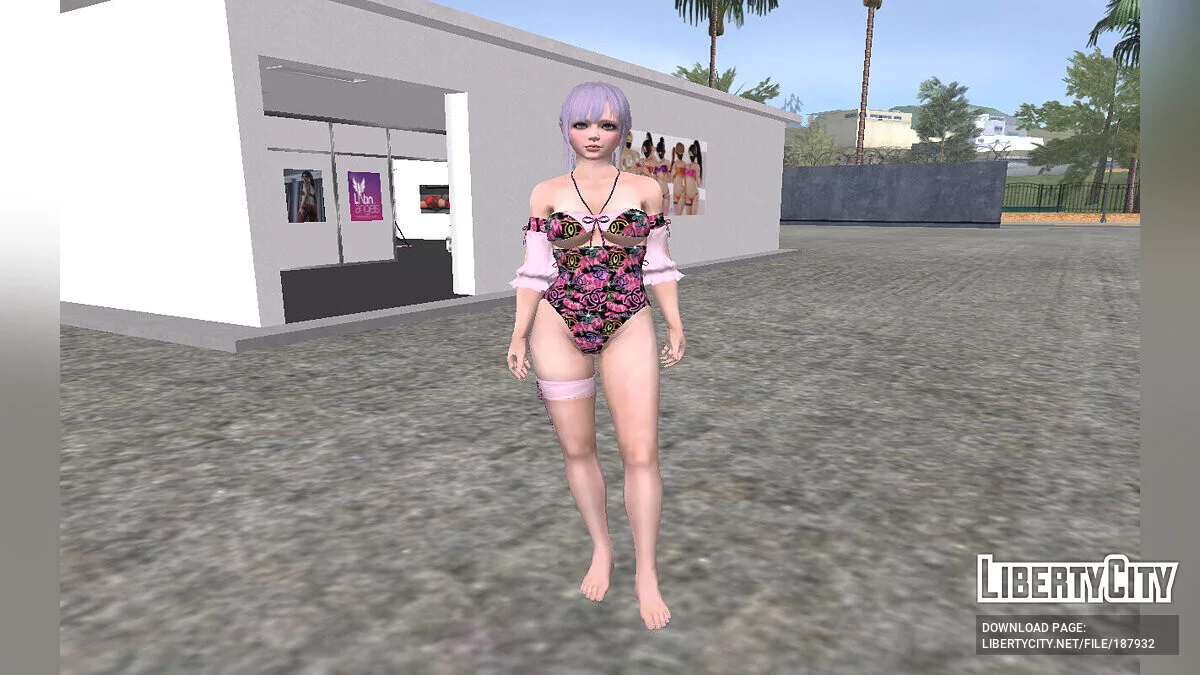 Fiona aus DOAXVV im Chanel-Badeanzug / GTA San Andreas