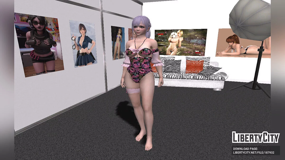 Fiona aus DOAXVV im Chanel-Badeanzug / GTA San Andreas