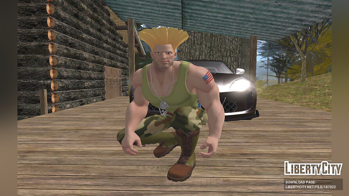 Download Guile from Street fighter 4 for GTA San Andreas