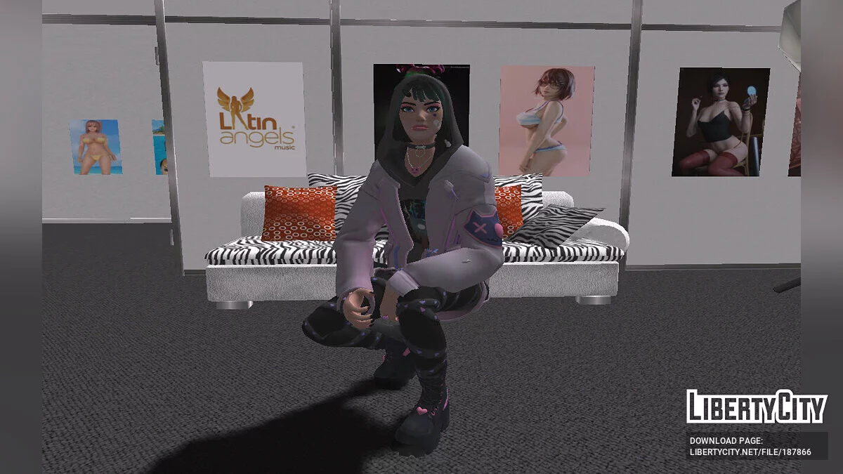 Halley Holo Hail from Fortnite / GTA San Andreas