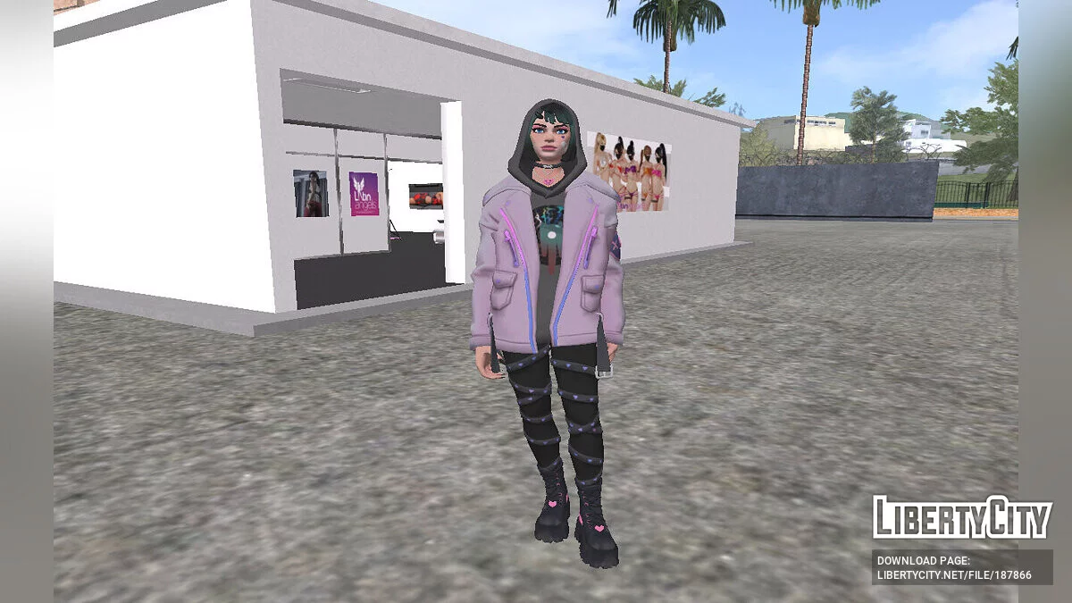 Halley Holo Hail from Fortnite / GTA San Andreas